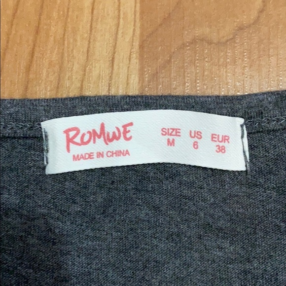 Grey tee cropped - Picture 3 of 3